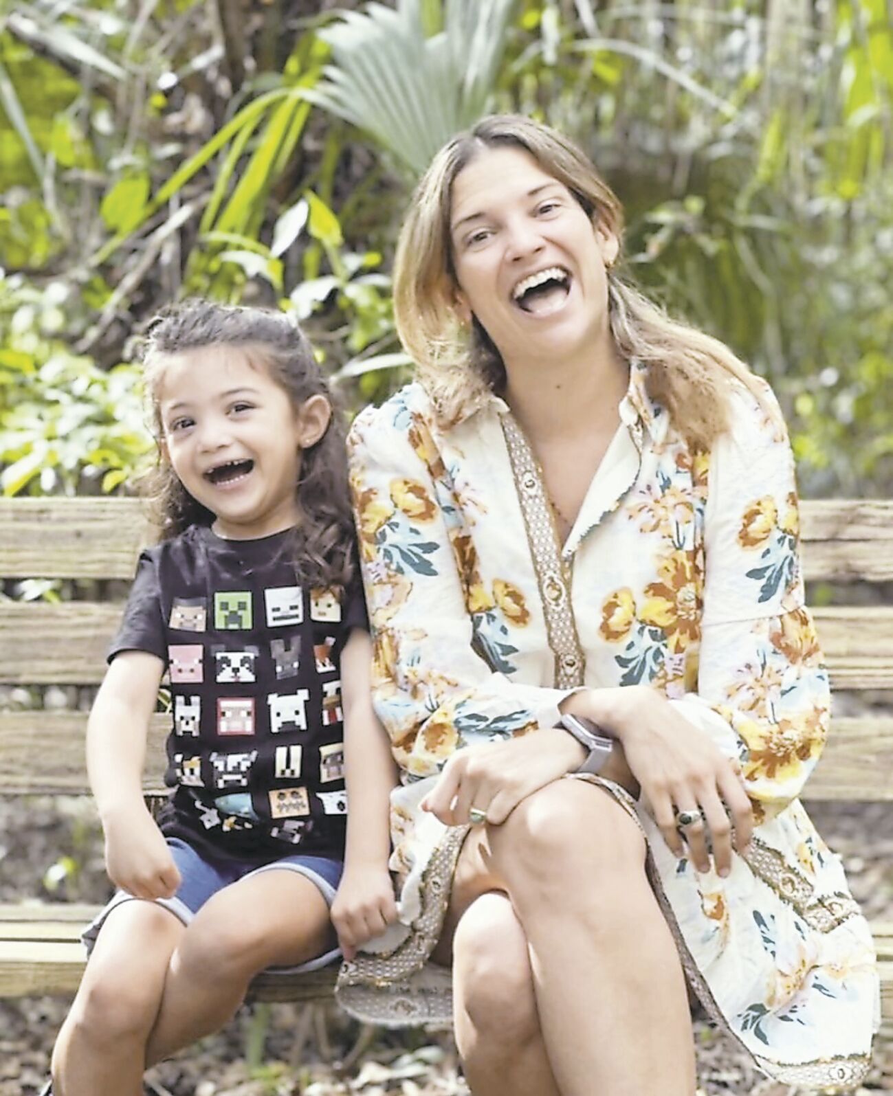 Natalia Jimenez and daughter